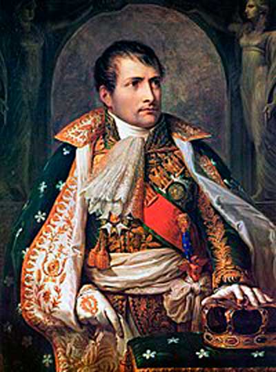 Napoleón por Andrea Appiani (1805). Fuente: es.wikipedia.org