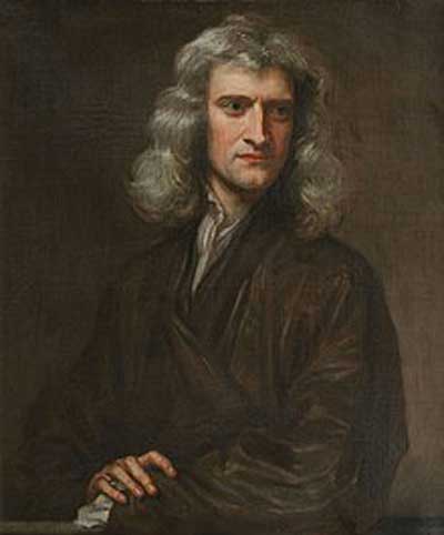 Retrato de Newton por Godfrey Kneller (1689). Fuente: es.wikipedia.org