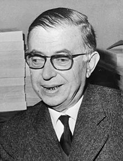 Sartre en 1965. Fuente: es.wikipedia.org