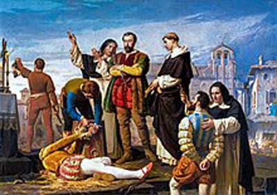 “Ejecución de los comuneros de Castilla” por Antonio Gisbert (1860). Fuente: es.wikipedia.org