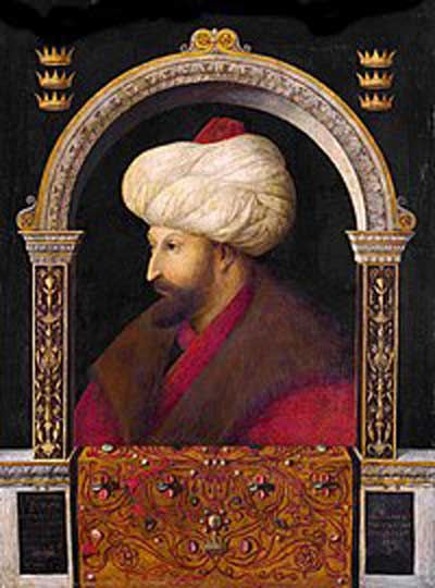 Mehmet II por Gentile Bellini. Fuente: es.wikipedia.org
