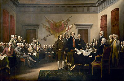 La Declaración de Independencia por John Trumbull (1810). Fuente: es.wikipedia.org