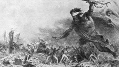 “La barbarie y el cólera entrando en Europa”. Fuente: Wikipedia Commons