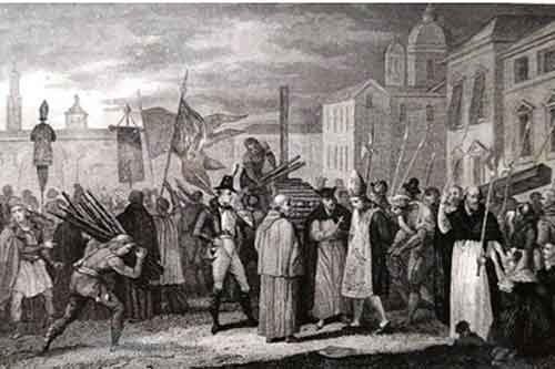 “Autodafé a Valence” por Juillet (1826). Fuente: es.wikipedia.org