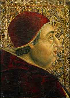 “Retrato de Alejandro VI” por Pedro Berruguete (1492). Fuente: es.wikipedia.org