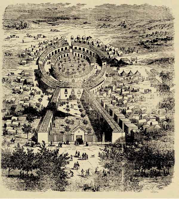 Recinto ferial en 1866. Fuente: cultura.castillalamancha.es