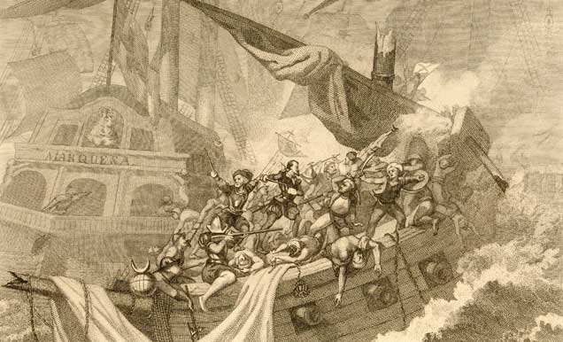 Combate de Lepanto. Fuente: nauta360