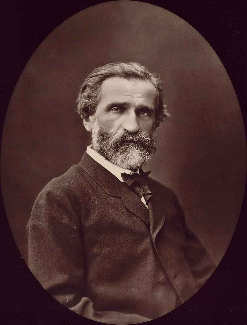 Giuseppe Verdi por Ferdinand Mulnier.  Fuente: es.wikipedia.org