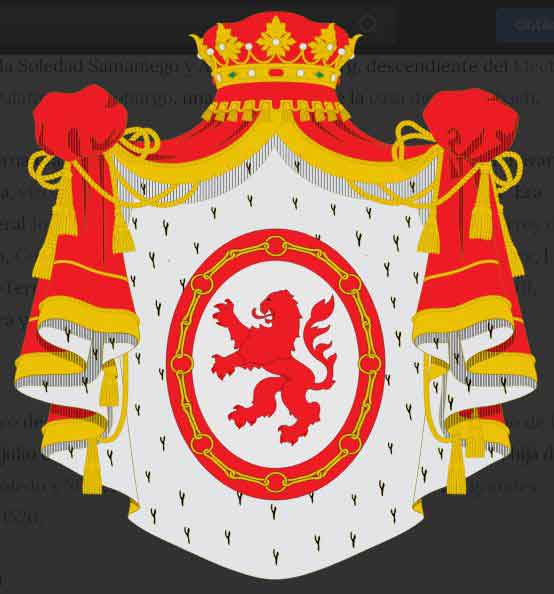 Escudo de los Duques de Castro-Terreño. Fuente: es.wikiz.com