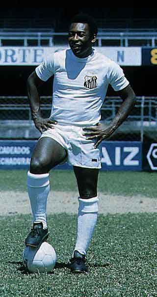 Pelé con el Santos en 1963. Fuente: es.wikipedia.org