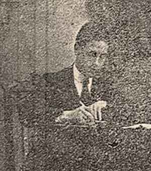 Don Enrique Pedrada en 1915. Fuente: prensahistorica.mcu.es