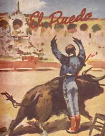 Portada de la Revista “el Ruedo” de 29 de enero de 1953, donde aparece una biografía de Manuel Caro. Fuente: bibliotecadigital.jcyl.es