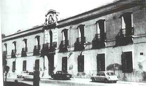 Edificio de la Chancillería ciudadrealeña que luego fue Palacio de los Marqueses de Treviño. Fuente: elsayon.blogspot.com
