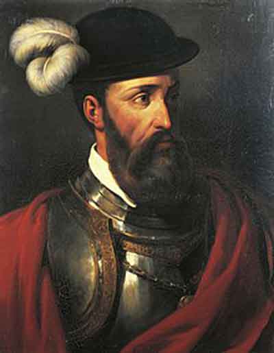 Francisco Pizarro por Amable-Paul Coutan (1835). Fuente: es.wikipedia.org