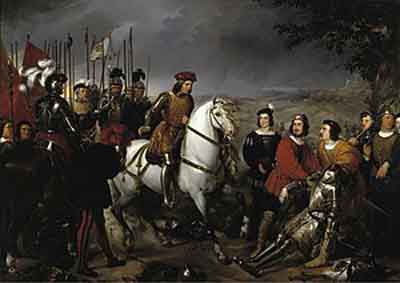 Batalla de Ceriñola por Federico de Madrado (1853). Fuente: es.wikipedia.org