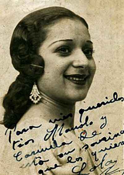 Lola Flores en 1941. Fuente: es.wikipedia.org
