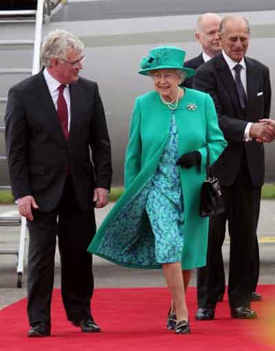 La reina Isabel II en Irlanda.Fuente: eldia.es