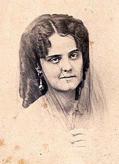 Filomena Tamarit retratada en 1884. Fuente: es.wikipedia.org