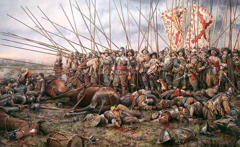 Rocroi, el último tercio por Augusto Ferrer-Dalmau (2011). Fuente: es.wikipedia.org