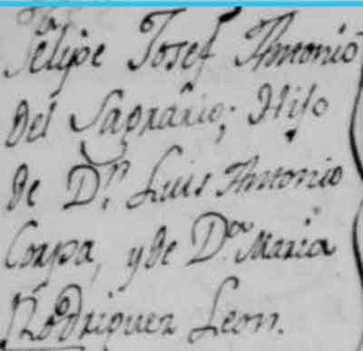 Fuente: Archivo Parroquial de Santa María de la Estrella. Libro de Bautismos (1793-1801). Folio 532-v.