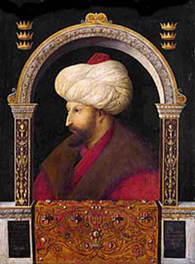 Mehmet II por Gentile Bellini. Fuente: es.wikipedia.org