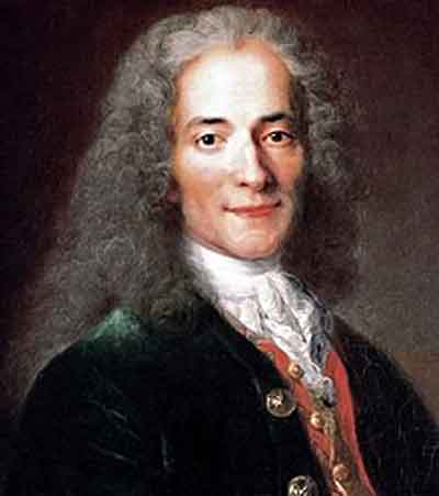 Retrato de Voltaire por Nicolas de Largillière (1718). Fuente: es.wikipedia.org