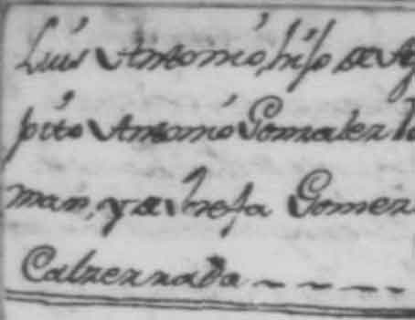 Fuente: Archivo Parroquial de Nuestra Señora de la Concepción de Herencia. Libro de Bautismos (1783-1788), folio 141