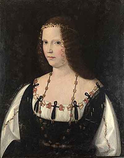Retrato por Bartolomeo Veneto (1510). Fuente: es.wikipedia.org