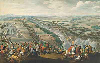 La Batalla de Poltava por Denis Martens “el Joven” (1726). Fuente: es.wikipedia.org