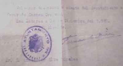 Fuente: Archivo del Ayuntamiento de Las Labores.
