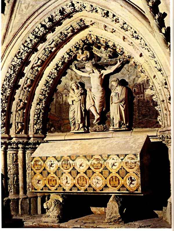 Sepulcro del infante Don Fernando de la Cerda en el Real Monasterio de Santa María de las Huelgas de Burgos. Fuente: es.wikipedia.org