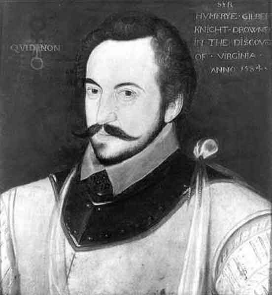Sir Humphrey Gilber. Fuente: es.wikipedia.org