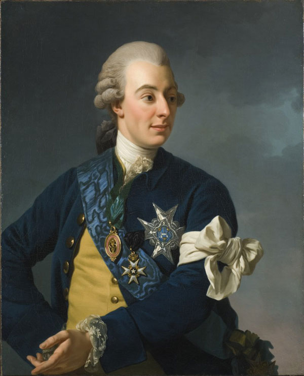 “Retrato de Gustavo III” por Alexander Roslin. Fuente: es.wikipedia.org