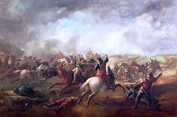 “Batalla de Marston Moor” en 1644. Fuente: es.wikipedia.org