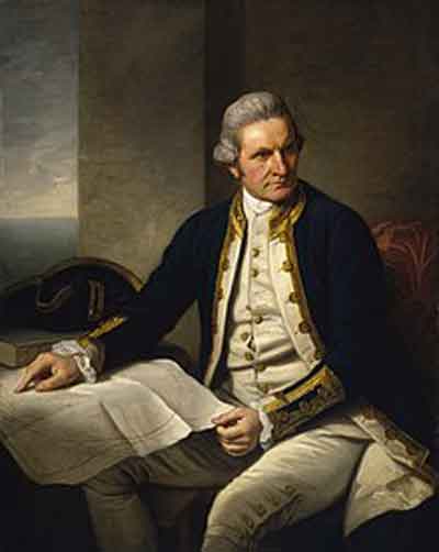 “James Cook” por Nathaniel Dance-Holland (1775). Fuente: es.wikipedia.org