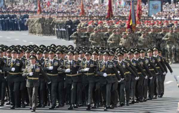 Celebración en Ucrania del 30 aniversario de su Independencia (2021). Fuente: efe.com