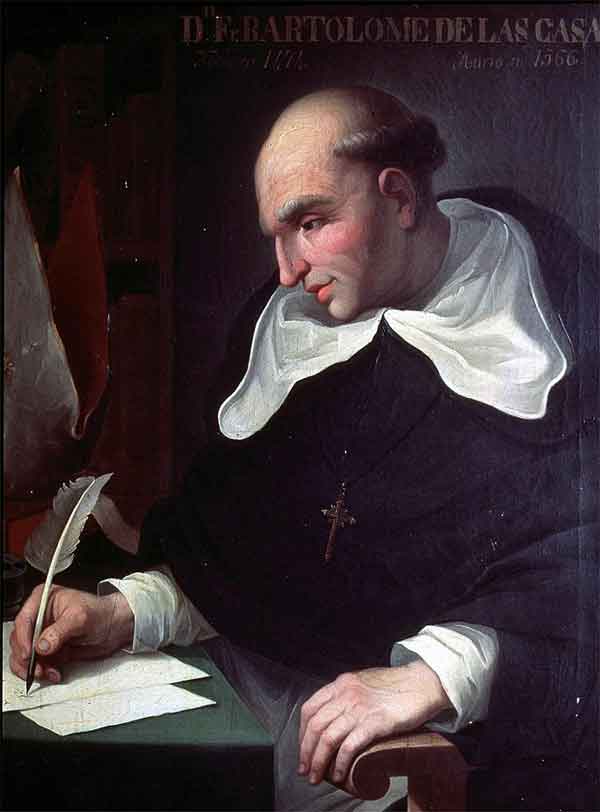Retrato anónimo de Bartolomé de Las Casas. Fuente: es.wikipedia.org