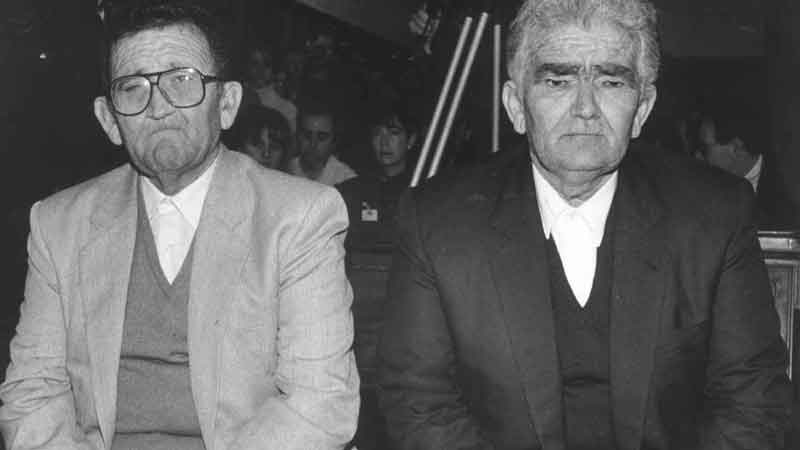 Antonio y Emilio Izquierdo durante el juicio por la muerte de nueve personas. Fuente: elespanol.com