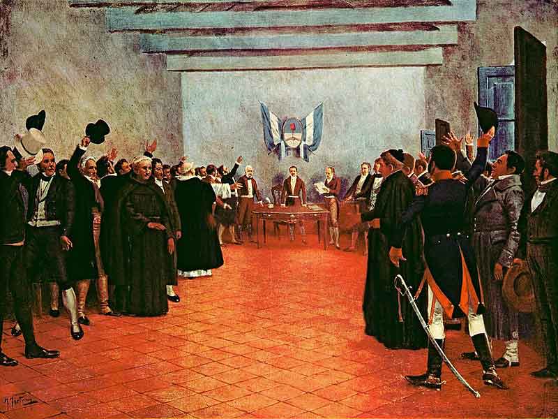 Congreso de Tucumán por Francisco Fortuny. Fuente: es.wikipedia.org