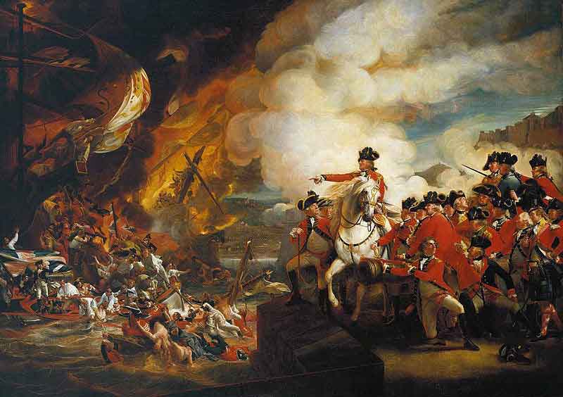 “The Siege and Relief of Gibraltar”. Fuente: es.wikipedia.org