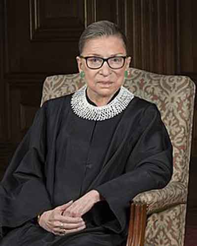 Ruth Bader en 2016. Fuente: es.wikipedia.org