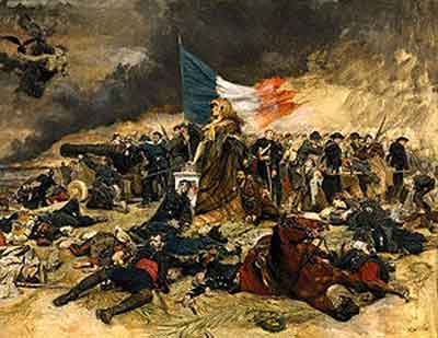 El sitio de París, por Jean-Louis-Ernest Meissonier (1870). Fuente: es.wikipedia.org