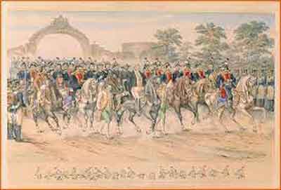 El Ejército Trigarante por Ferdinand Bastin. Fuente: es.wikipedia.org