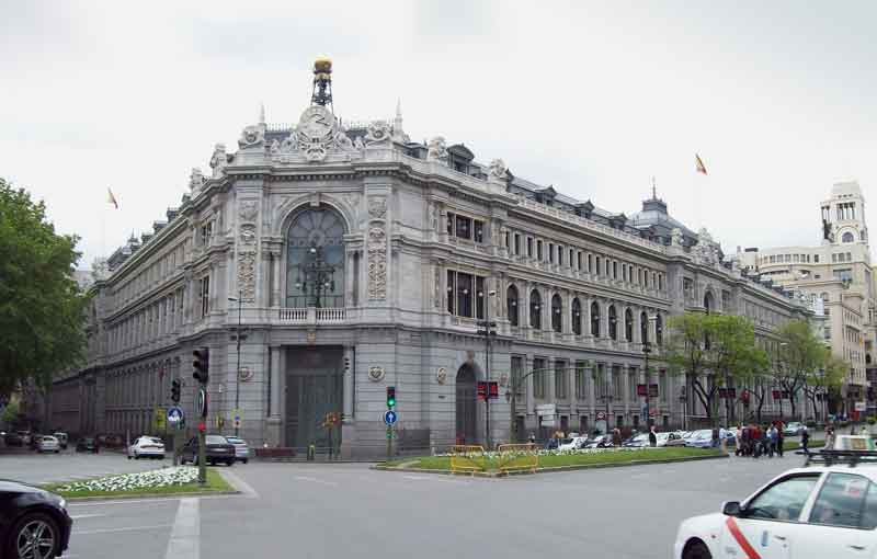 Edificio del Banco de España en Madrid. Fuente: es.wikipedia.org