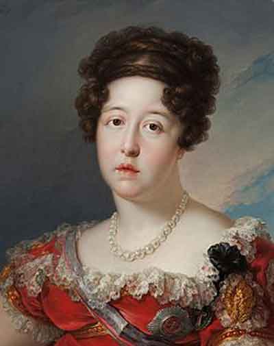 La Reina Mª Isabel de Braganza. Fuente: es.wikipedia.org