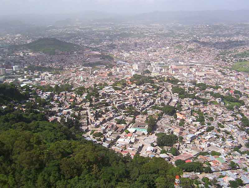 Vista actual de Tegucigalpa. Fuente: es.wikipedia.org