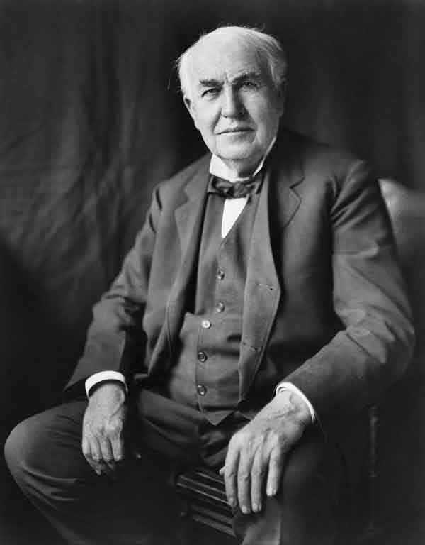 Thomas Alva Edison en 1922. Fuente: es.wikipedia.org
