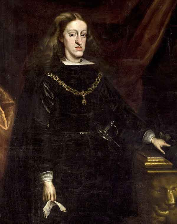 Retrato por Juan Carreño de Miranda (1685) Fuente: es.wikipedia.org