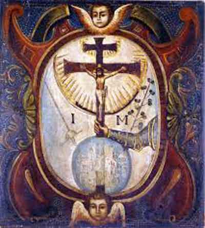 Escudo de la Santa Inquisición. Fuente: lugares.inah.gob.mx