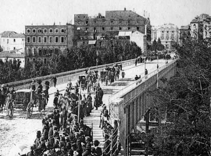 Viaducto a finales del siglo XIX. Fuente: demadridalanube.com